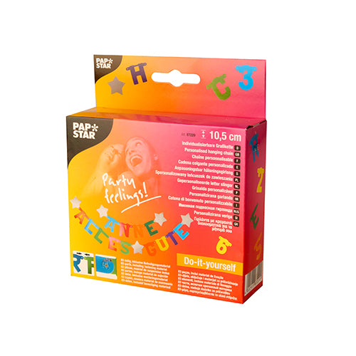 Auslaufartikel: PAPSTAR individualisierbare Grußkette, personalisierte Grüße | Faltschachtel (1 Set)