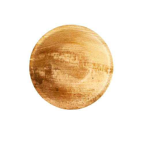 PAPSTAR 6 Schalen, Palmblatt "pure" rund 200 ml Ø 13 cm · 3 cm | Schrumpffolie (6 Stück)