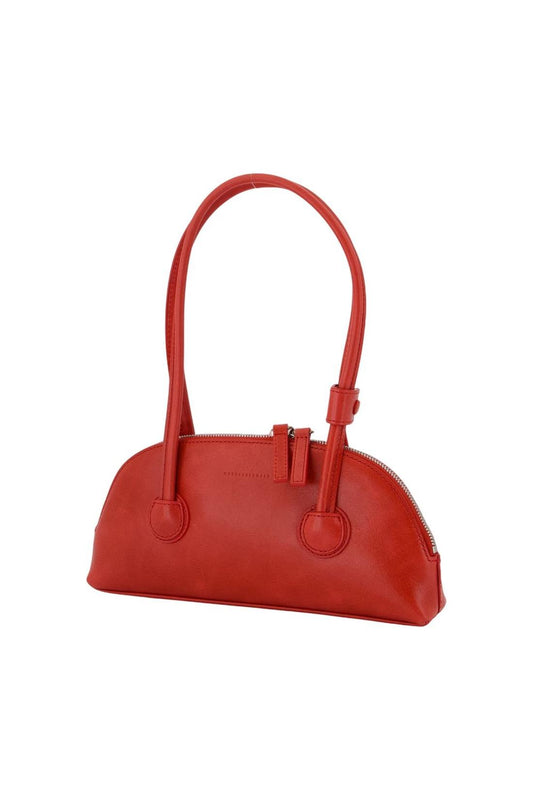 Bessette Schultertasche - Margesherwood - Leder - Rot