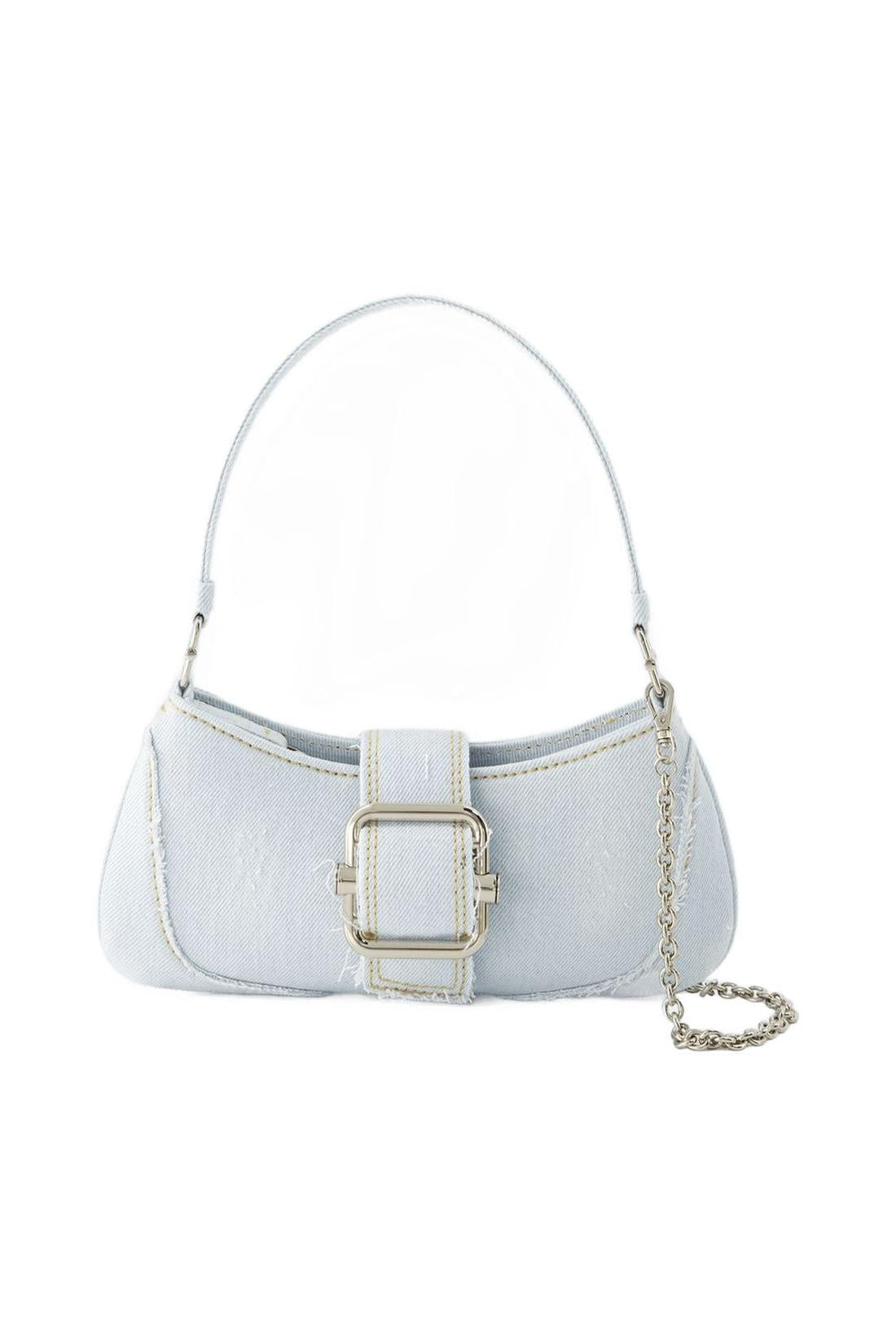 Brocle Small Schultertasche - Osoi - Baumwolle - Ice Denim