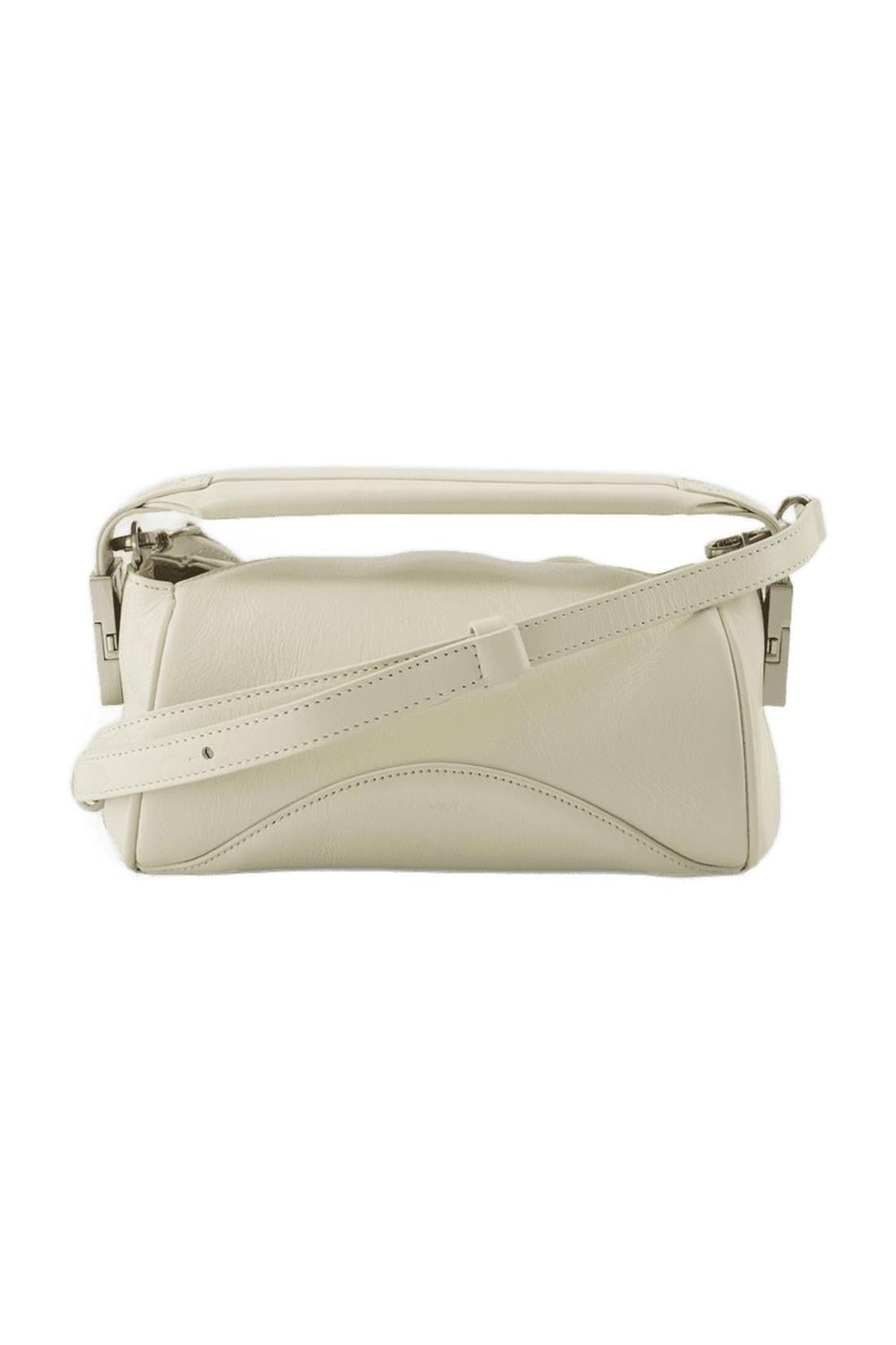 Cassette Handtasche - Osoi - Leder - Beige