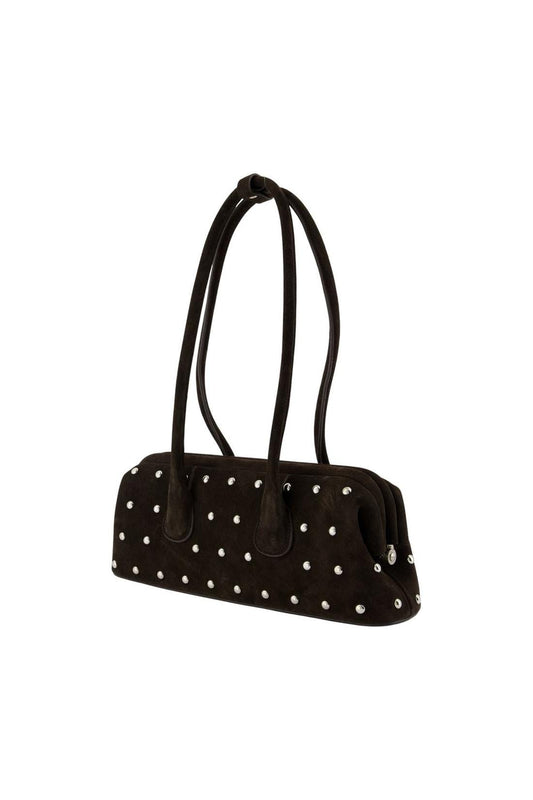 Schultertasche Boat Wide Mini - Osoi - Leder - Braun