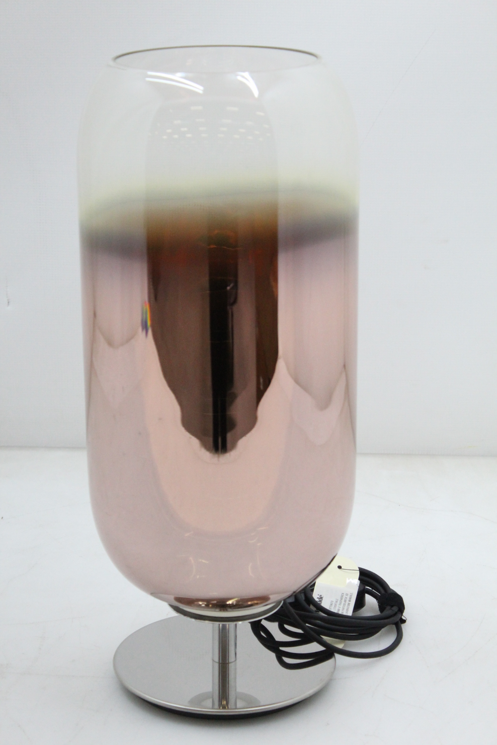 B-flokks Gople borðlampi, skrifborðslampi, hæð 48,5 cm, koparlitaður, E27 pera