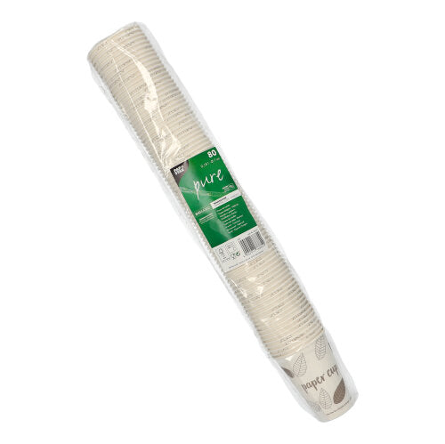 PAPSTAR 80 Trinkbecher, Pappe "pure"