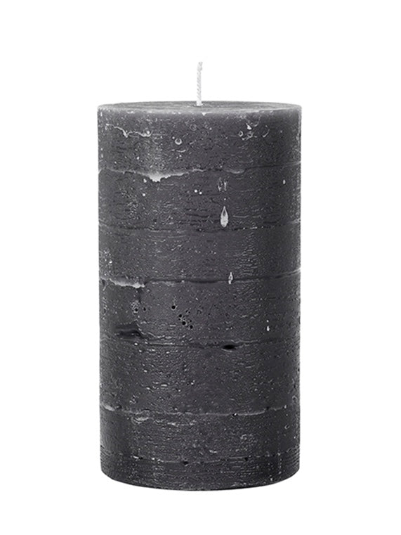 Stumpenkerze Rustic 10x18cm, in mehreren Farben