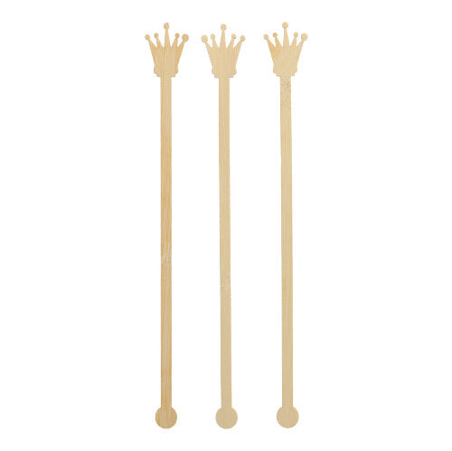 PAPSTAR 100 Getränke-Quirle, Bambus "pure"