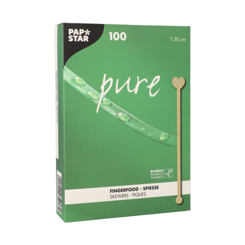 PAPSTAR 100 Getränke-Quirle, Bambus "pure"