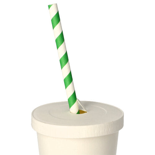 PAPSTAR 50 Deckel für Trinkbecher, Pappe rund Ø 8 cm weiss | Folie (50 Stück)