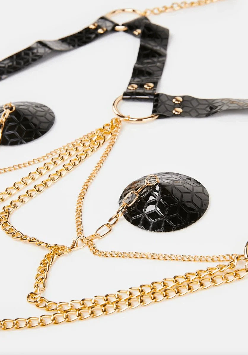 Glitz Harness Pasties Sets