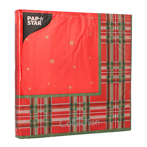 PAPSTAR 20 Servietten, 40 cm x 40 cm 3-lagig 1/4-Falz