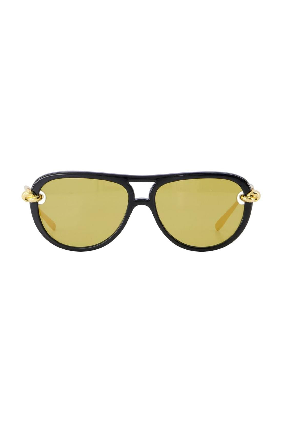 Sonnenbrille Bv1418s - Bottega Veneta - Acetat - Gelb