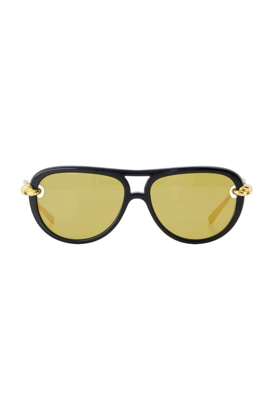 Sonnenbrille Bv1418s - Bottega Veneta - Acetat - Gelb