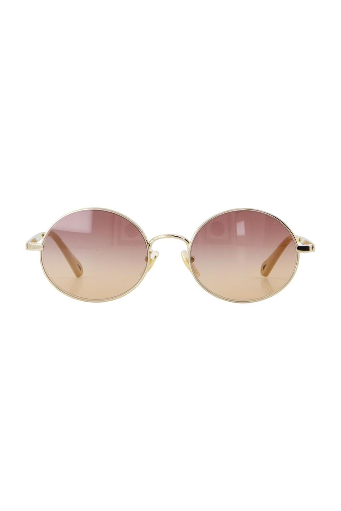 Sonnenbrille Ch0326s - Chloé - Metall - Golden