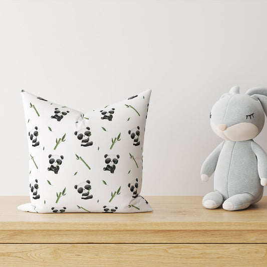 "Pandas" children's decorative cushion