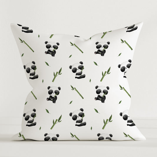 "Pandas" children's decorative cushion