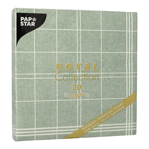 PAPSTAR 20 Servietten "ROYAL Collection" 1/4-Falz 40 cm x 40 cm