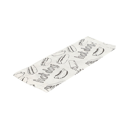 PAPSTAR 1000 Hot Dog-Tüten 21 cm x 8,5 cm weiss | Schrumpffolie (1000 Stück)