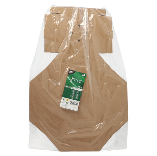 PAPSTAR 20 Burgerboxen, Pappe "pure"