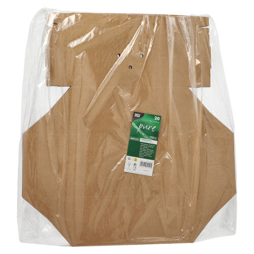 PAPSTAR 20 Burgerboxen, Pappe "pure"