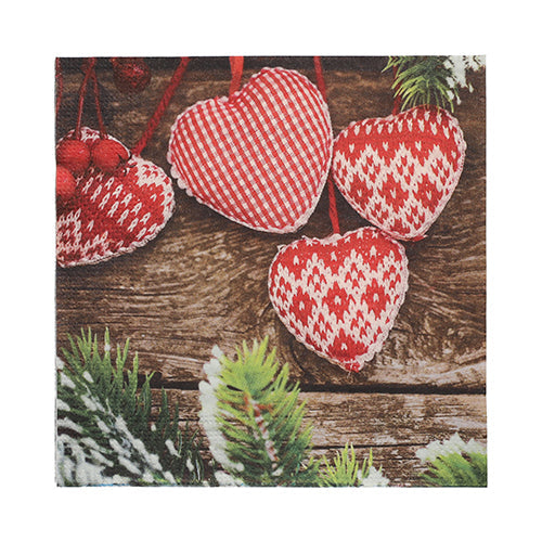 PAPSTAR 20 Servietten, 33 cm x 33 cm 3-lagig 1/4-Falz Design Set 3