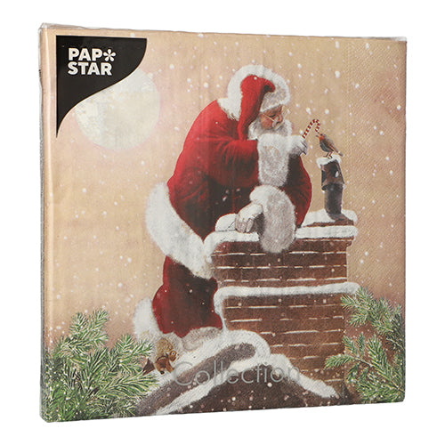 PAPSTAR 20 Servietten, 40 cm x 40 cm 3-lagig 1/4-Falz