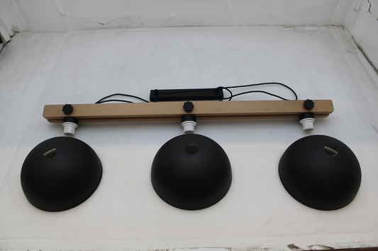 B-lager Envostar Stort hengiljós hengilampi 3 fl. með Naturh554