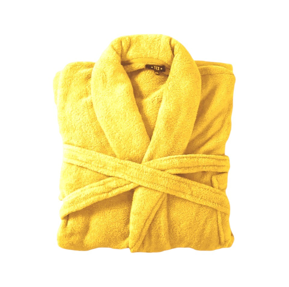 Bademantel flauschig » Saunamantel in Teddy-Plüsch Qualität » leichter/dünner Morgenmantel 100 cm lang » unisex