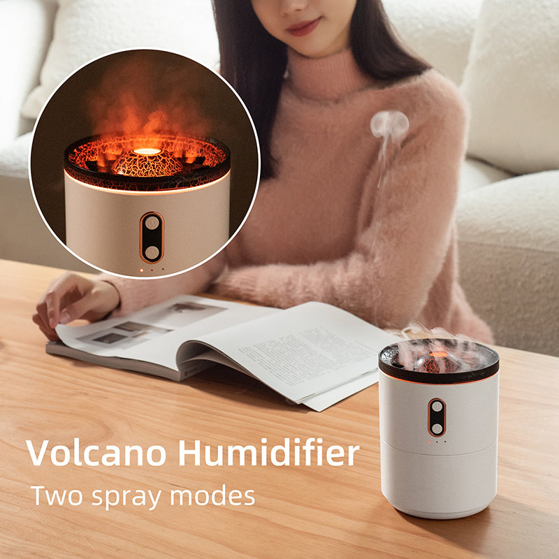 Volcanic Flame Aroma Essential Oil Diffuser USB Air Humidifier