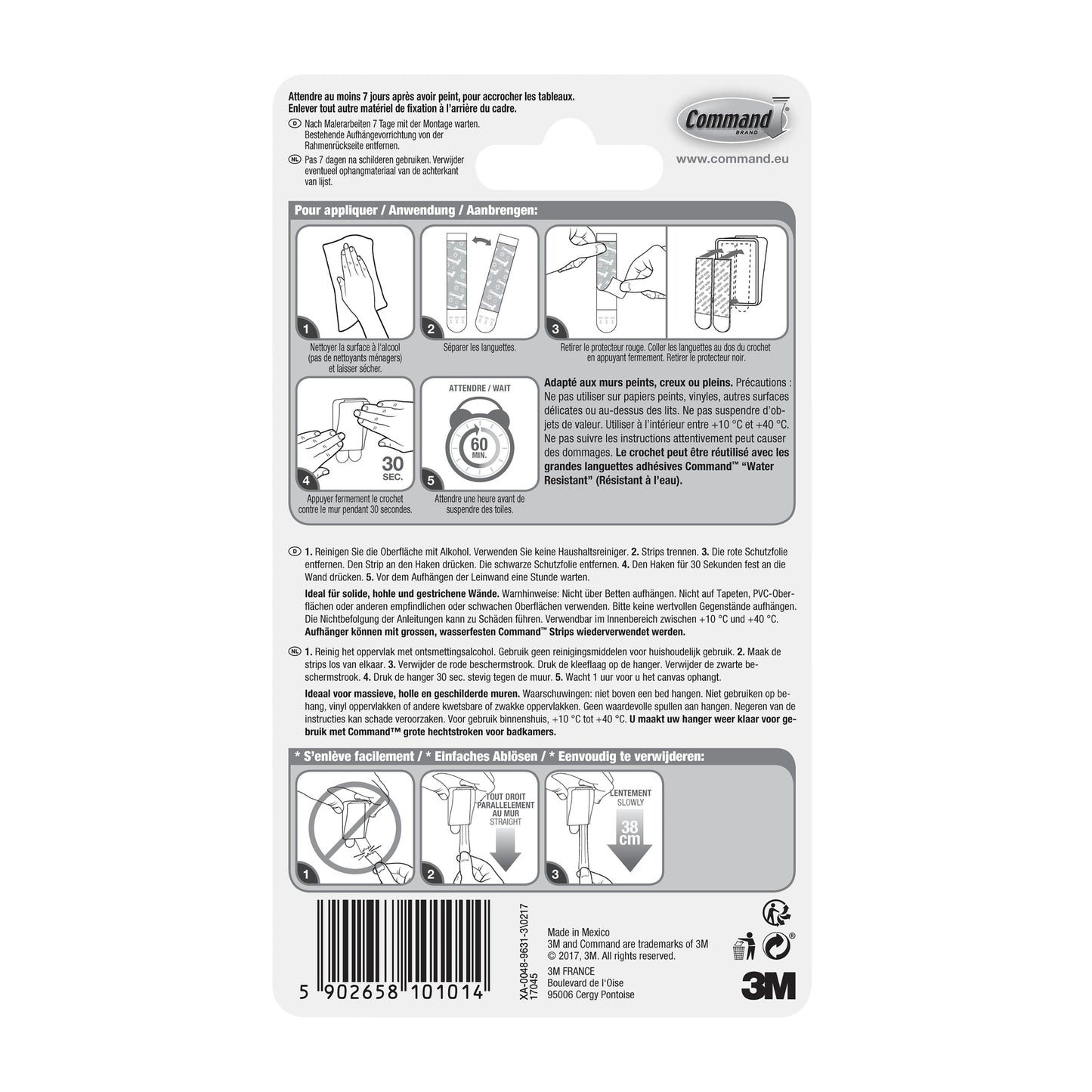 Command™ Leinwandaufhänger