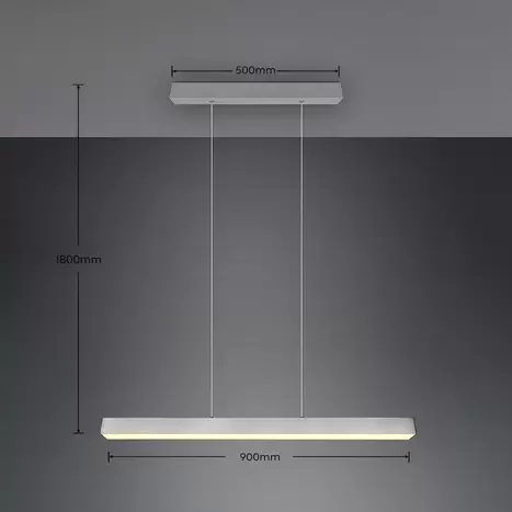 B-Ware Trio Lighting Led Pendelleuchte Paros Du Oline Hängelampe Deckenleuchte Lampe