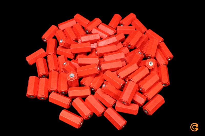 B-grade IS25-HH655 insulating supports 55 mm M6 glass-filled PCB accessories 79 pieces