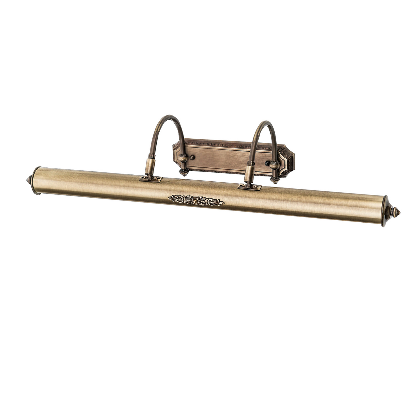 Myndaljós í B-flokki, Gustav úr fornmessingi, 75 cm, vegglampi, veggljós, lampi, ljósabúnaður