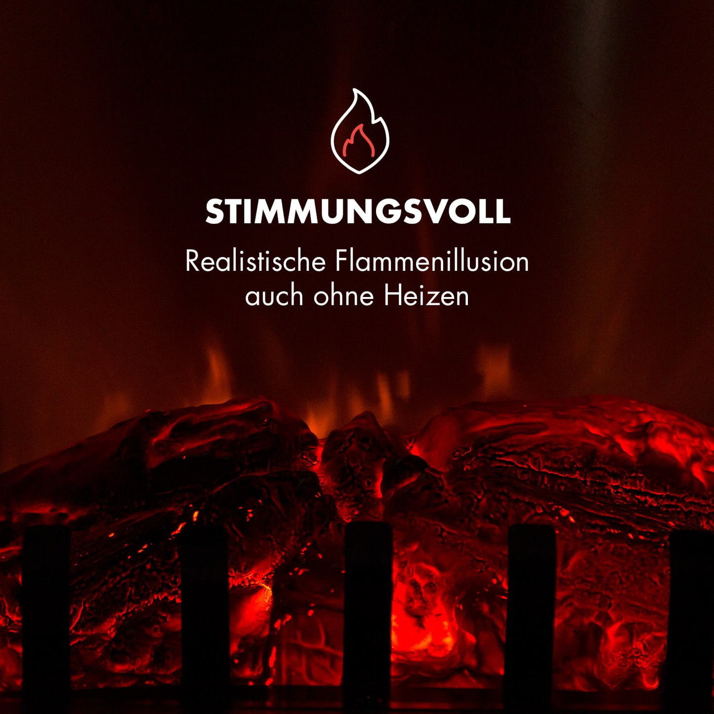 B-Ware Klarstein Graz Elektrischer Kamin Elektrogrill Grill Ofen Heizgerät Klimageräte