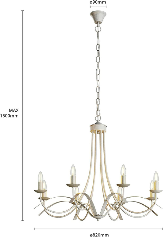 B-grade Lindby chandelier Amonja ceiling light chandelier lamp dining room light 337