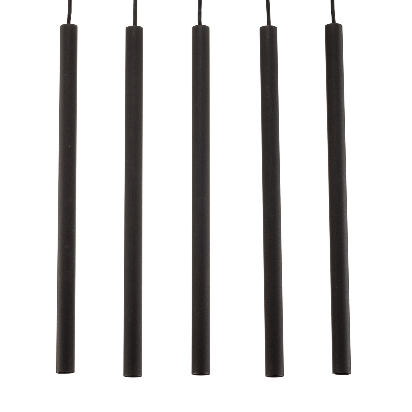 Euluna hengilampi á lager Þunn hengilampi í lofti, svart, fimm perur Lin941
