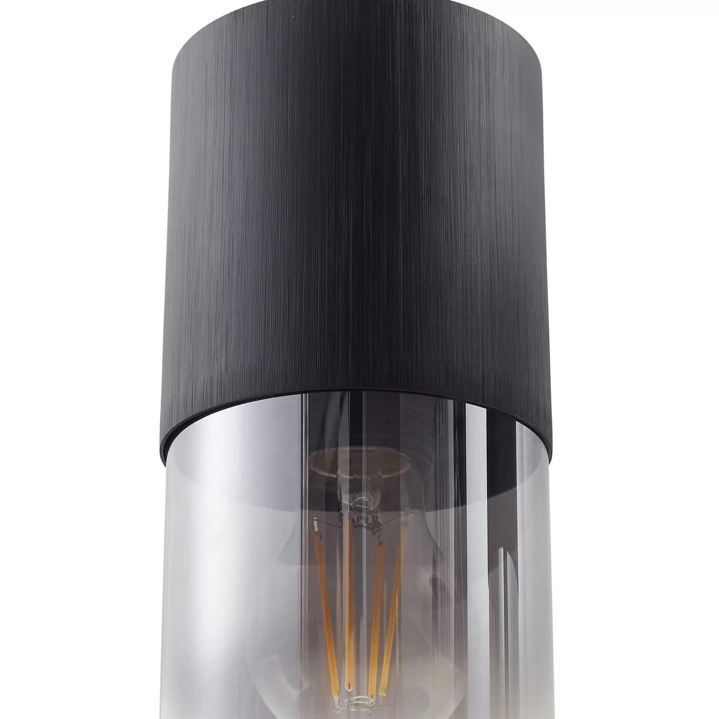 B-stock Lindby hanging light Svante hanging lamp ceiling light lamp 4 bulbs black glass 85