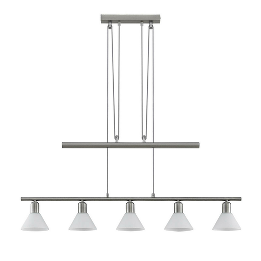 Elc Bealia hengiljós, loftljós, stillanleg, 5 perur, Nic457 