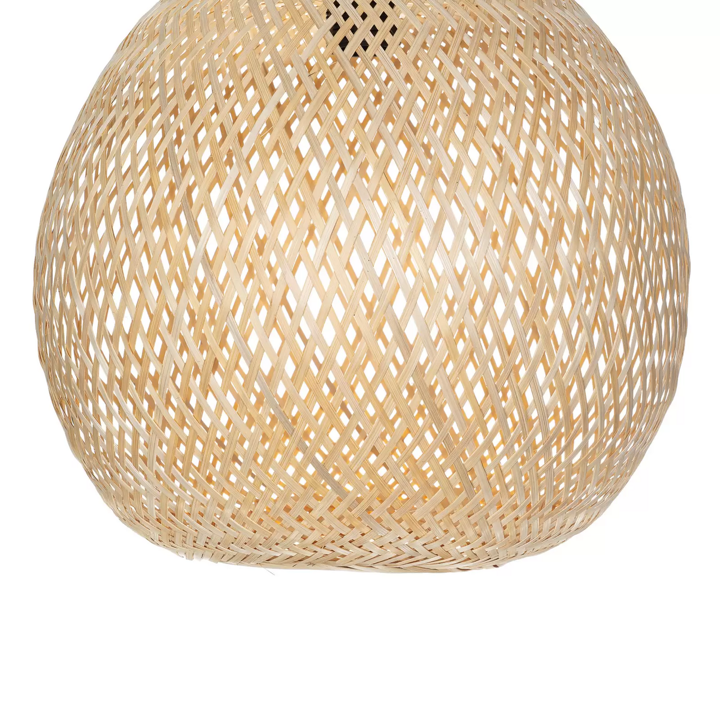 B-Ware Lindby Deckenleuchte Dabila Bambus Deckenlampe Lampe Leuchte Pendellampe ø 3529