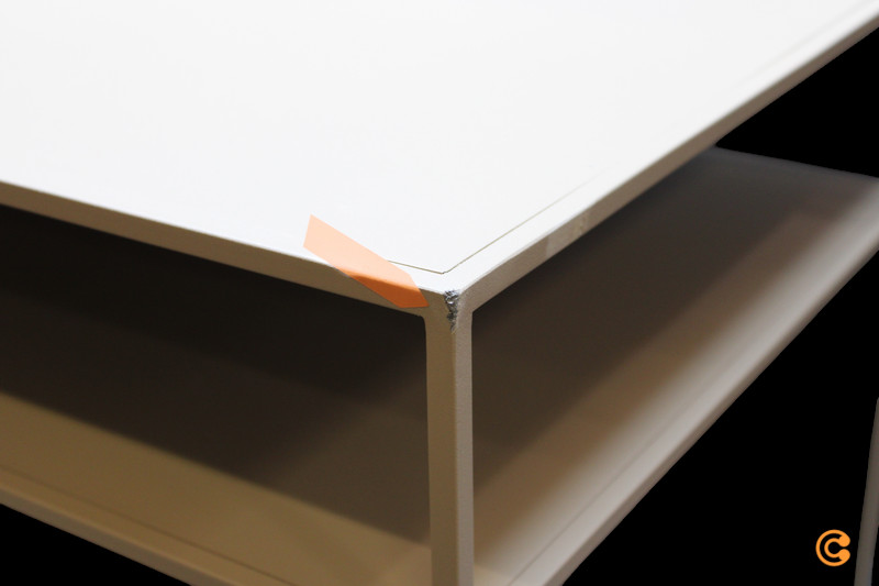 Blomus Fera kaffiborð, hliðarborð, sófaborð, 90x50 cm, B-flokks. Sjá texta/myndir.