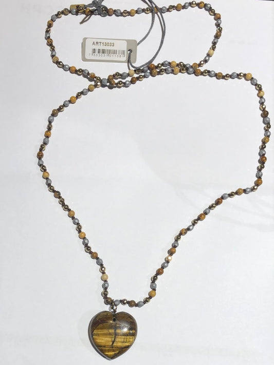 Halskette Anna cognac