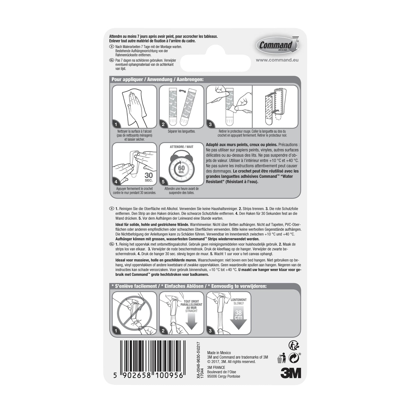 Command™ Leinwandaufhänger