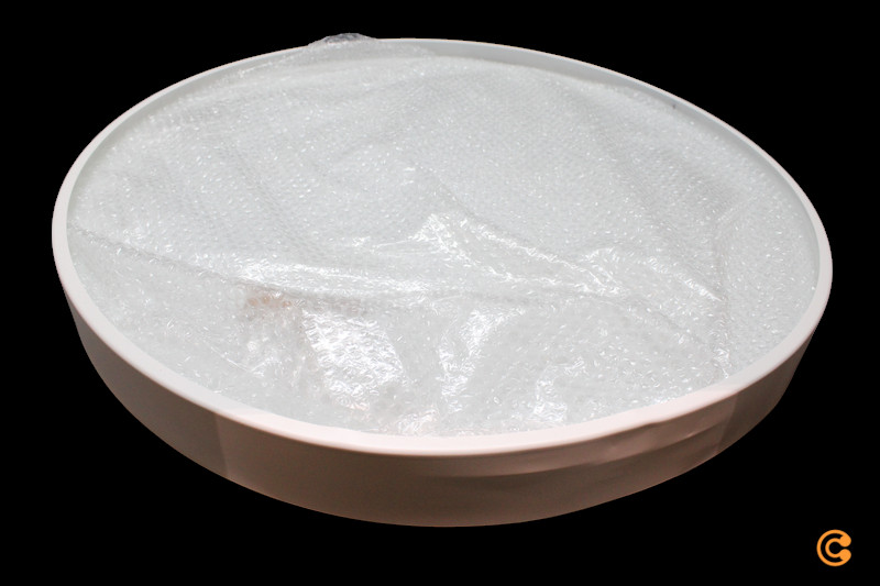 Loftljós í B-flokki, Cleo 800 Sensor, ø 78 cm. Hvítt loftljós. Sjá texta/mynd.