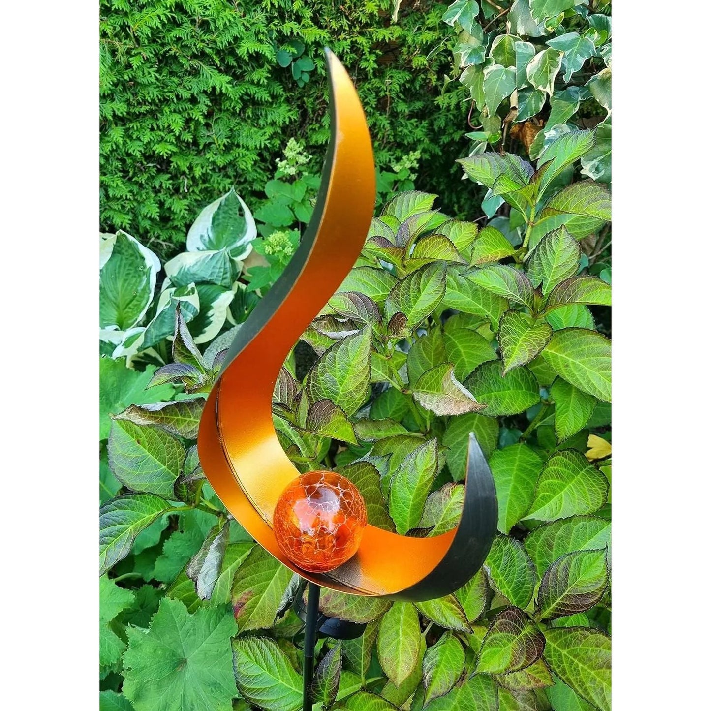 Solarleuchte SKY Solar Solarlampe schwarz Metall Höhe 90 cm Welle