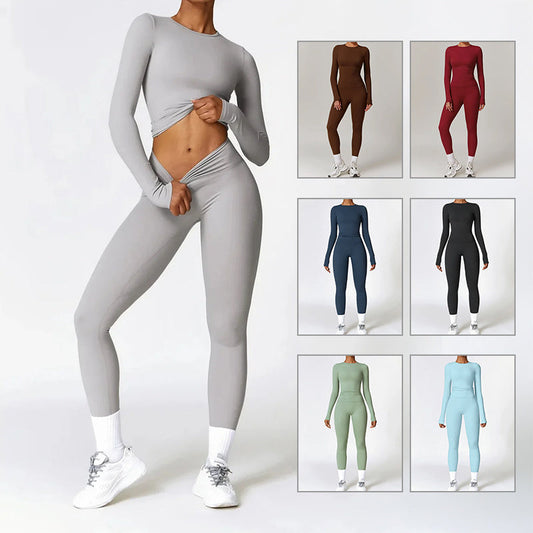 Tight-fitting Brushed Yoga Suit Quick-drying Fitness Clothes