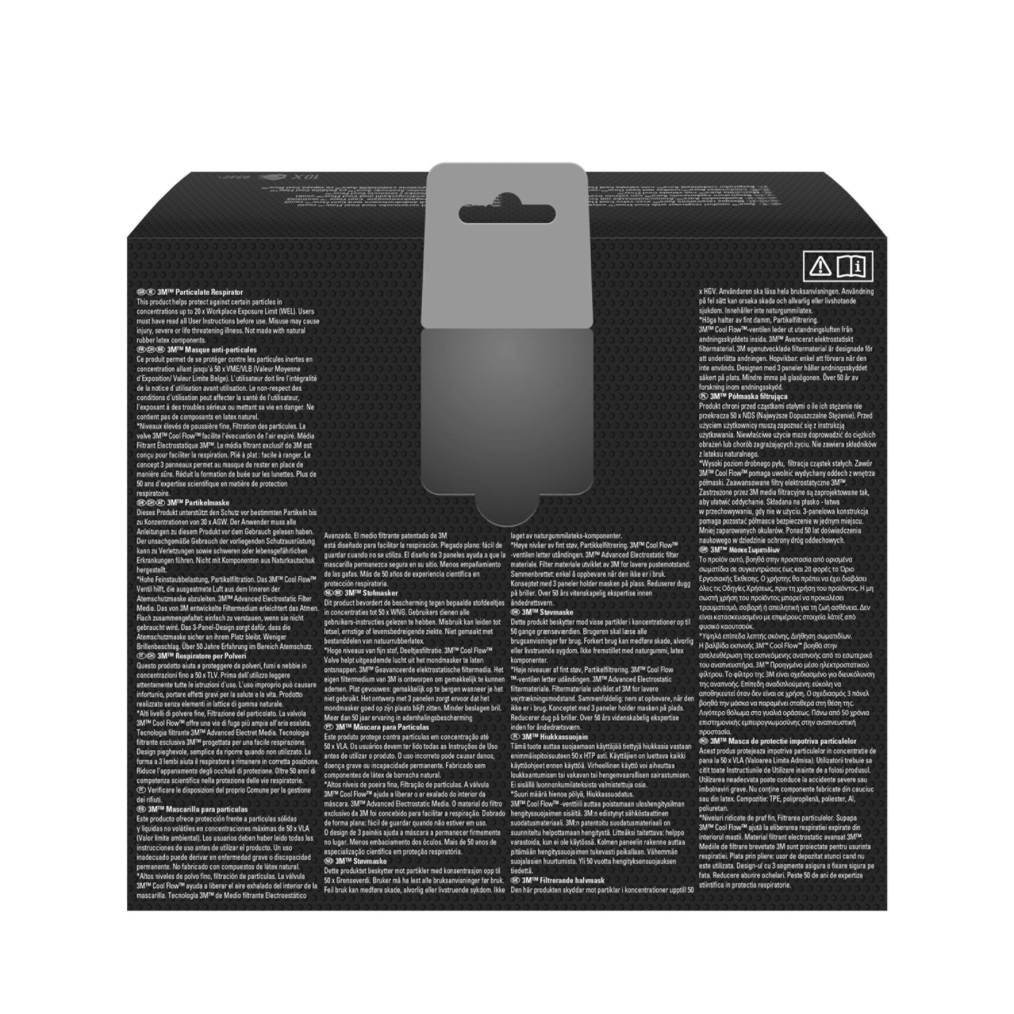 3M™ Aura™ Comfort Cool Flow™ Partikelmaske 9332+, FFP3, mit Ventil