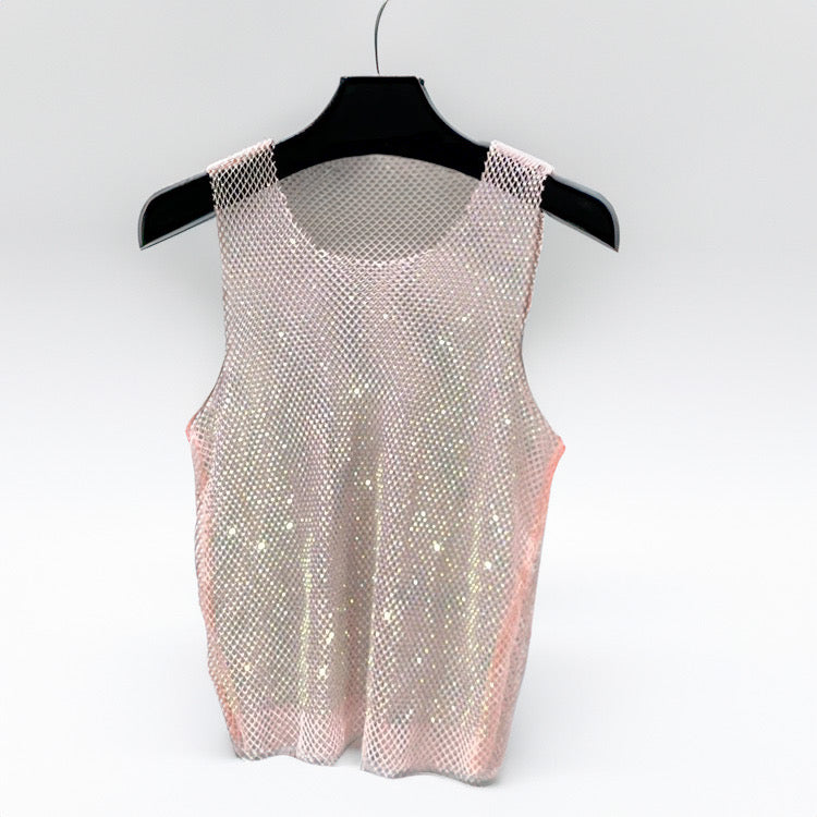 Shiny Hollow Out Shirt