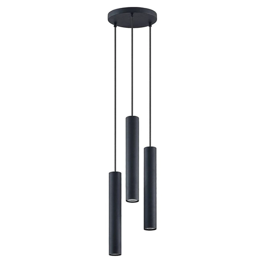 B-stock Lindby Joffrey hanging light pendant light ceiling lamp lamp 3 bulbs black 