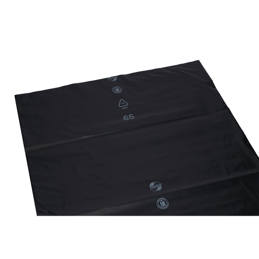 DEISS 95012 - 650+550x1350x0,1 mm schwarz  | Karton (50 Stück)