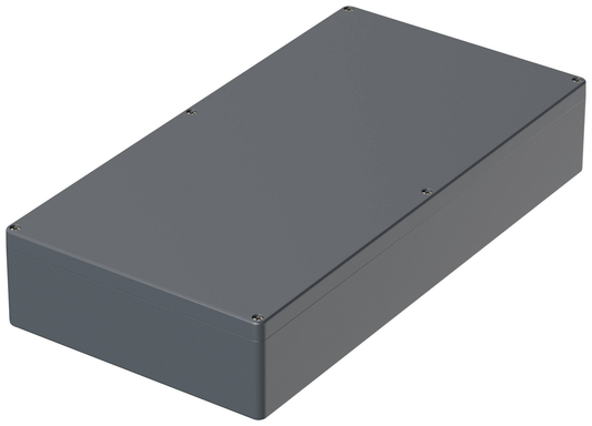 B-flokks Bopla Euromas A 196 01196000 iðnaðarhúsnæði úr áli, silfurgrátt RAL 7001 