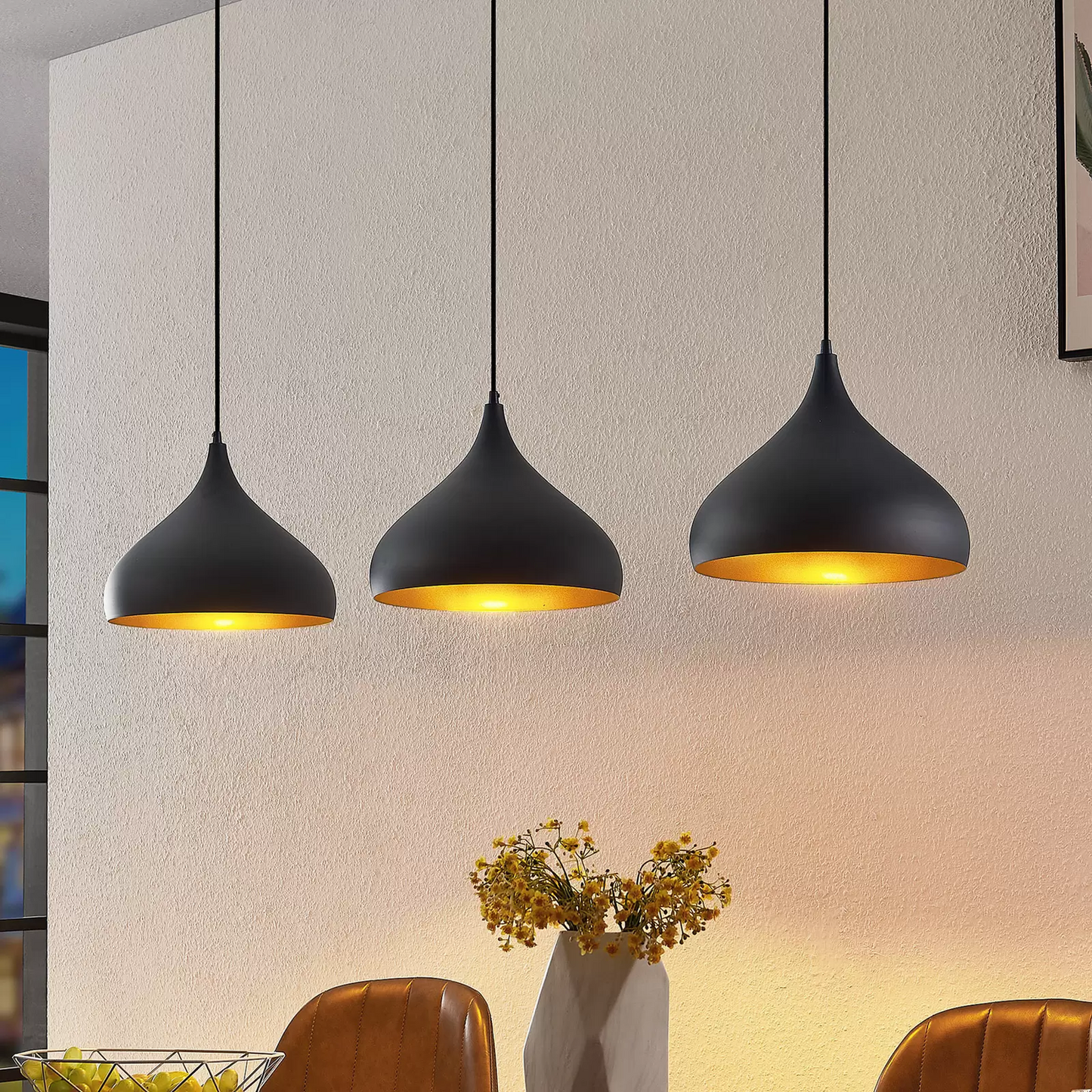 B-grade Lindby Elamira pendant light, ceiling lamp, hanging light, ceiling light 